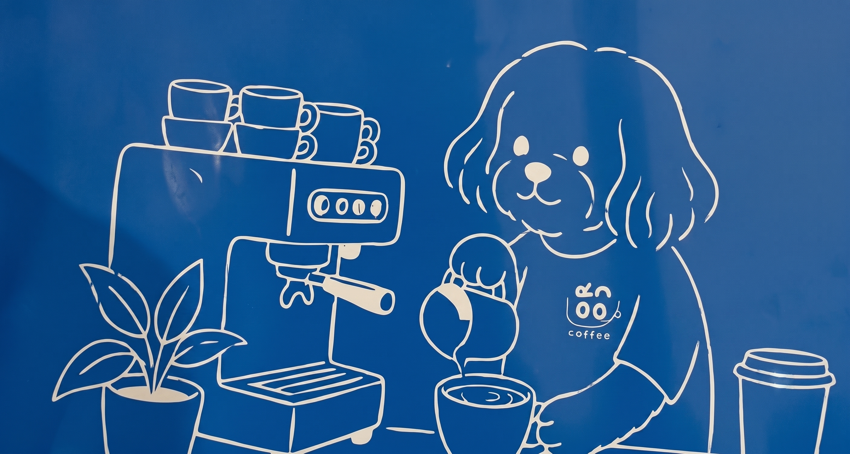 Perrito barista de Roco